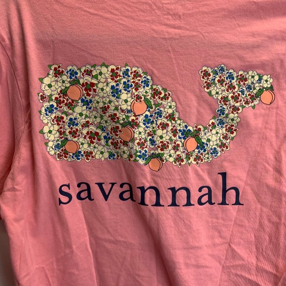 Vineyard Vines Savannah Pink Tshirt Size X Small - Picture 1 of 6